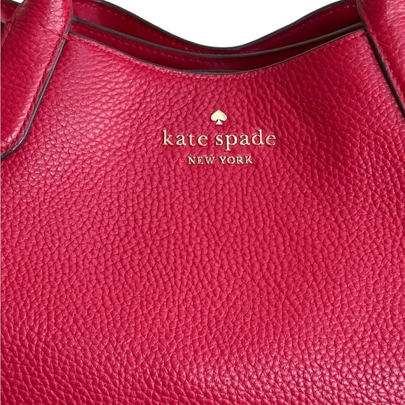 Authentic Kate Spade Red Dumpling Satchel Crossbody Handbag with COA! - Picture 10 of 14